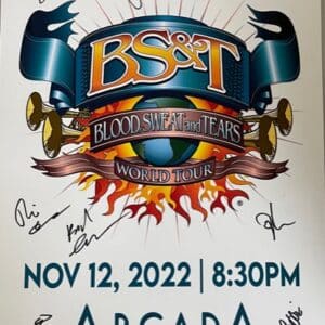 blood sweat & tears poster 11/12/22 (signed/unsigned)