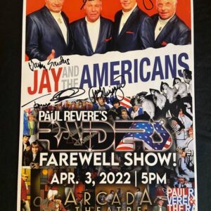 Jay & the Americans/Paul Revere's Raiders- 4/3/22 (signed)