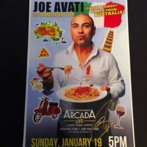 Joe Avati Poster 1/19/20 (Signed)