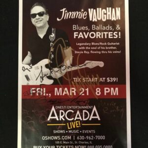 Jimmie Vaughan Poster-3/21/19 (Signed)
