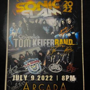 Tom Kiefer Band, LA Guns, and Faster Pussycat Poster- 7/9/22