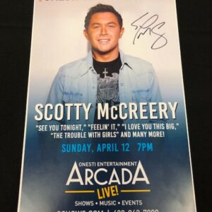 Scotty McCreery Poster-4/12/15 (Signed)