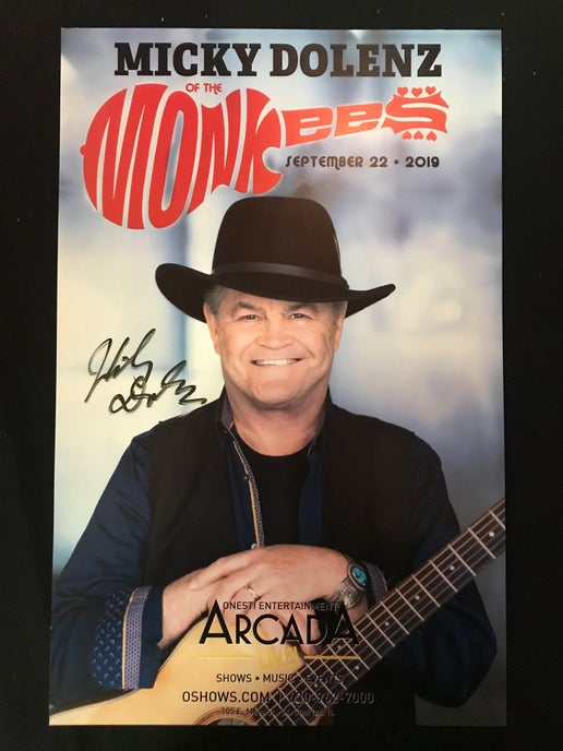 Micky Dolenz Poster-9/22/19 (Signed) - RockStock Store
