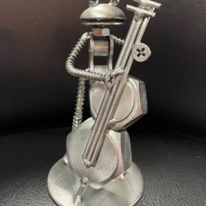 metal cello player