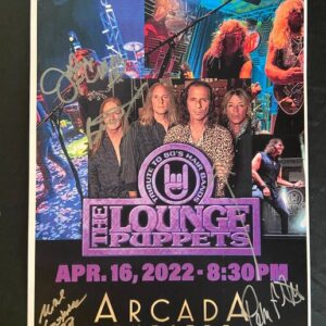 The Lounge Puppets Poster- 4/16/22 (signed)