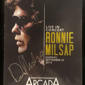 Ronnie Milsap- 9/27/15 (signed)