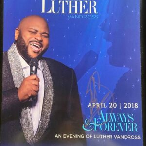 Ruben Studdard sings Luther Vandross- 4/20/18 (signed)
