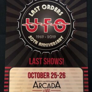UFO Poster 10/25/19 & 10/26/19 (Unsigned)